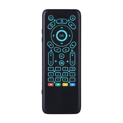 

iPazzPort KP81062 Backlit Mini Wireless Keyboard Air Mouse 2.4G IR learning Remote Control