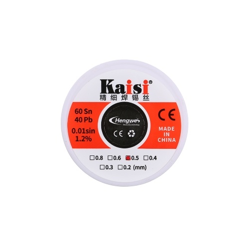 

0.5mm 40g Flux 1.2% Оловянная свинцовая проволочная паяльная проволока
