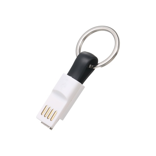 Câble de charge de type C Chargeur de téléphone portable portatif pour port de téléphone de type C (Noir)