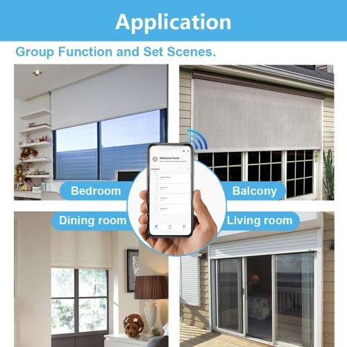 5Pcs QS-Zigbee-CP03 Tuya ZigBee Intelligent Curtain Swtich Module Home Curtain Modification Module Mobilephone Device Sharing Timing Function APP Remotes Control 