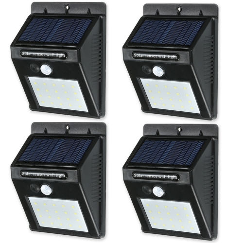 20 LED Solar Sensor wasserdichte Wandleuchten