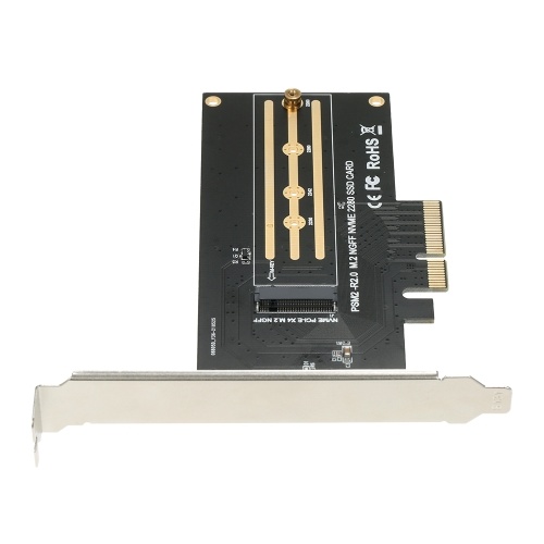 M.2 NVME Adapter Card M.2 M-key to PCI-E X4 Expansion Card SSD Adapter Card Support NVME High-speed Protocol Wide Compatibility, TOMTOP 