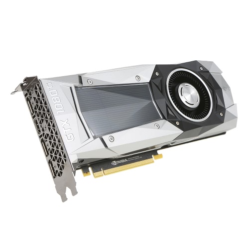 NVIDIA GeForce GTX 1080Ti Fundadores Edition Placa gráfica de vídeo Jogo de 11GB Memória GDDR5X GPU 352bit PCI Express 3.0 DirectX 12 SLI VR Pronto com HDMI DP Porta DVI