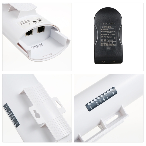

Wireless Outdoor CPE Bridge 900Mbps 5.8G 14dBi Directional Antenna Long-Range Point-to-Point Wireless Access(A+B)