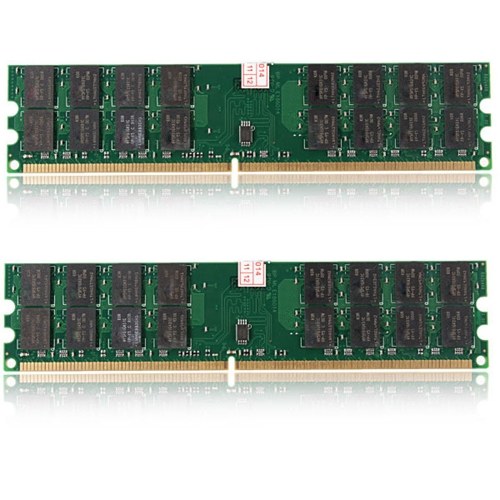 2 Pcs de 4GB DDR2 800Mhz de memória RAM PC2 6400 240 pinos Dimm