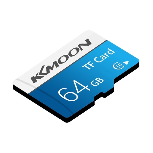 

KKmoon Micro SD Card TF Flash Memory Card Data Storage 64GB Class 10 Fast Speed(Blue)