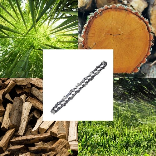 5PCS 6 Inch Mini Steel Chainsaw Chains Electric Chainsaws Accessory Practical Chains Replacement 