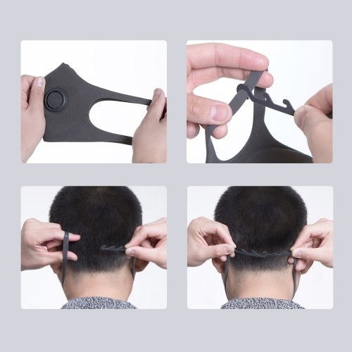 

Xiaomi Smartmi Anti-Pollution Air Sport Face Mask L Size 5PCS + 50PCS Disposable Face Mask Replacement Filter