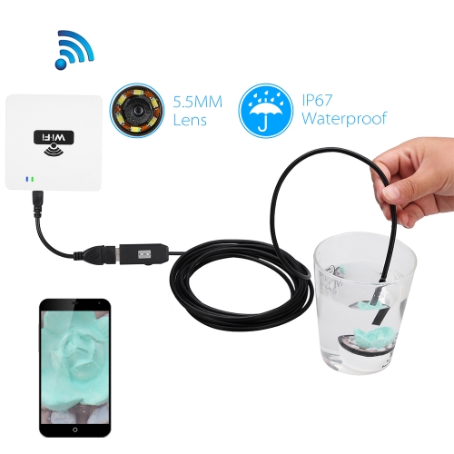 

1*OWSOO 6 LED 5.5MM Lens Endoscope