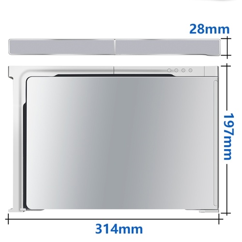 11.6 inches Laptop Expansion Screen FHD Portable Tri-screen Monitor with 1 Cable for 2 Displays for Windows, MacOS for 13.3-16.5 inch Laptop 