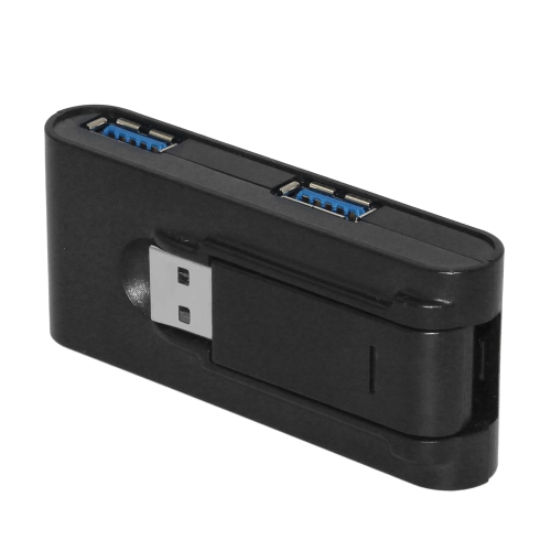 

180-градусный вращающийся USB 3.0-концентратор Складной USB 4-портовый сплиттер One Drag Четыре USB-концентратора Компьютерный кон