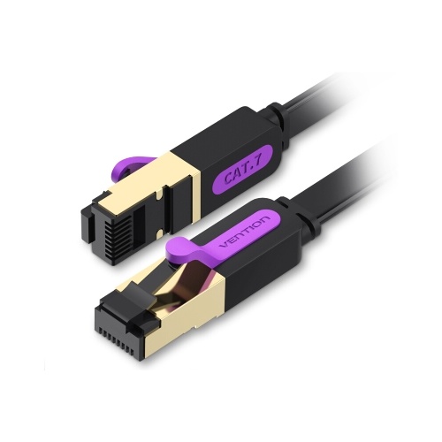 

VENTION Cat 7 Ethernet Cable 10 Gigabit Fast Speed Flat Network Cable RJ45 LAN Cable for Home Business 3m/9.84ft