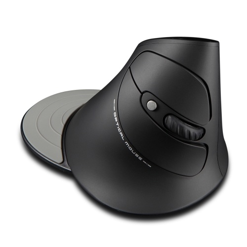 ZELOTES F-17 Vertical Mouse 2.4GHz Wireless Gaming Mouse 6 Keys Ergonomic Optical Mice with 3 Adjustable DPI for PC Laptop 