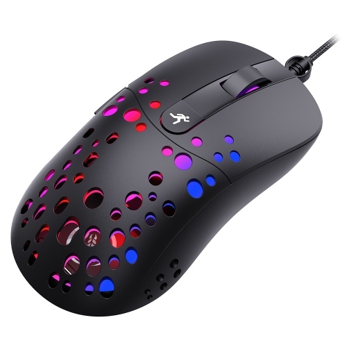 

HXSJ Wired Keyboard and Mouse Combo V700 61 Keys RGB Gaming Keyboard+A904 RGB Macro Programming Gaming Mouse Set for PC Laptop