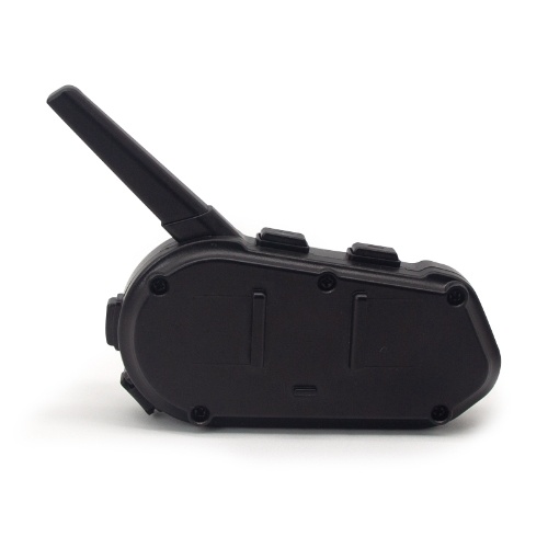 Motorcycle BT Headset, Motorcycle Helmet Intercom, BT Connection Stereo Music Intelligent Noise Reduction Voice Prompt 500M Double Intercom, Intelligent Noise Reduction, FM Radio Long Battery Life for Worry-Free Riding 