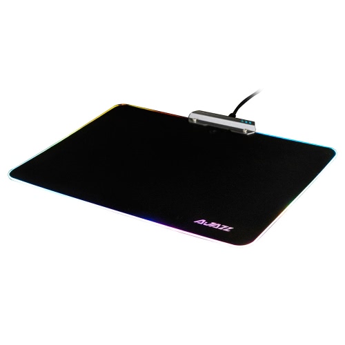 

AJAZZ RGB 9 Режимы освещения Сенсорный контроль Жесткая игровая коврик для мыши
