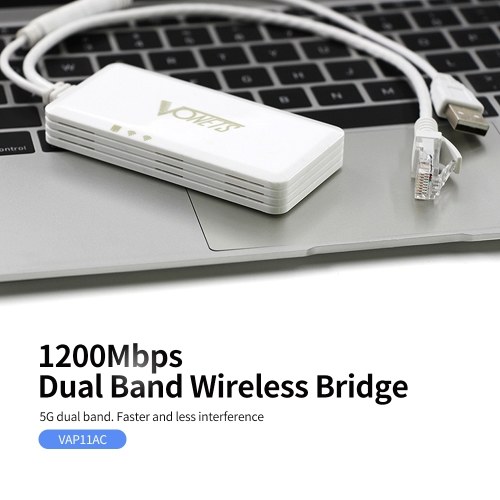 

Wireless Bridge Repeater WiFi Extender Dual Band Range Extender