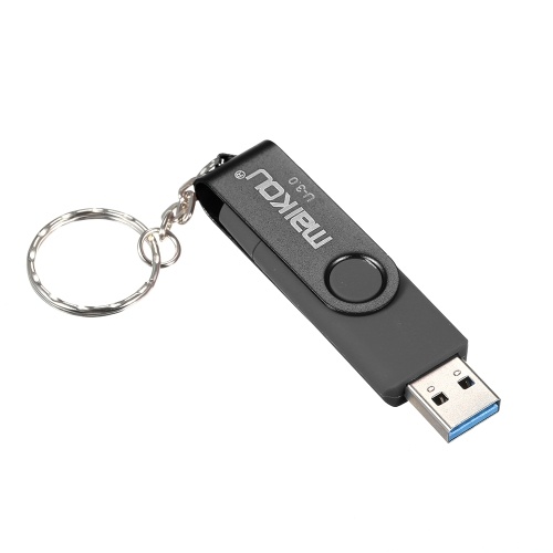 

MaiKou 2-в-1 USB 3.0 флэш-накопитель USB флэш-диск черный и 16 ГБ