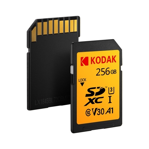 

Kodak U3 SD Card 256GB Memory Card UHS-II High Speed V30 SDXC Camera 4K HD Recrding