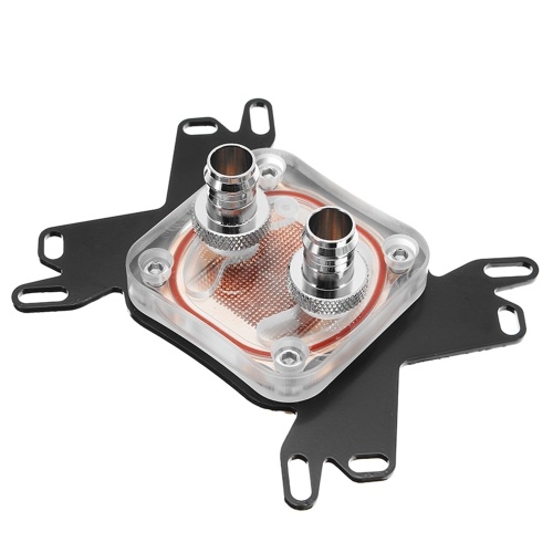 Water Cooling Computer CPU Block Head Copper Base Replacement for INTEL CPU Block