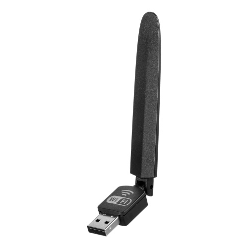 Tarjeta de red inalámbrica USB de 150 Mbps Adaptador WiFi USB Receptor WiFi portátil Amplia compatibilidad adecuada para computadora de escritorio portátil