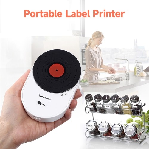 

Meihengtong MHT-P13 Pocket-size Thermal Label Printer BT Connection APP Editing Printing for Retail Store Home Office Organization