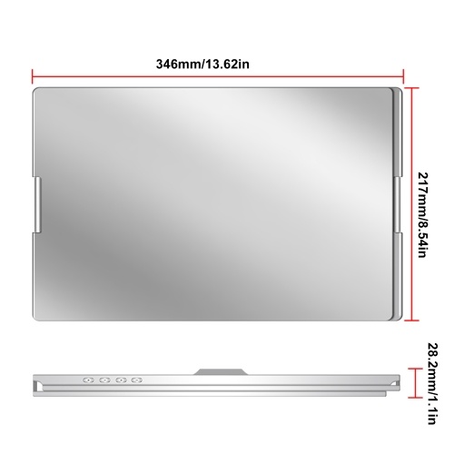 14`` Laptop Screen Extender 1080P FHD Portable Triple Monitor for 13-17.3`` Laptop Folding Monitor Extender with Kickstand Carrying Bag 