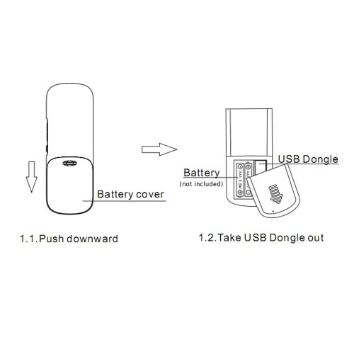 

iPazzPort 2.4G Wireless Mini Handheld QWERTY Keyboard Mouse with Touchpad for Android TV Box Google TV Box HTPC IPTV Xbox 360 PS3