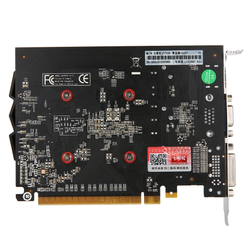 Placa gráfica colorida de GeForce GT730K 902MHz 2G GDDR5 64bit PCI-E 2.0 com porta de HDMI VGA DVI