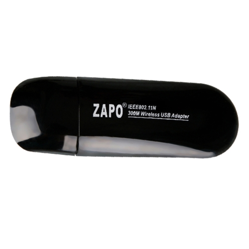 

ZAPO W60S Wireless USB WiFi Adapter Encryption 2.4G 300Mbps USB2.0 Wireless Network WiFi Adapter for Laptop Desktop Tablet PC Black