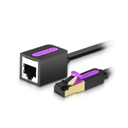 VENTION CAT 7 Cavo di prolunga di rete 10 Gigabit Cavo di rete veloce a velocità elevata Cavo LAN RJ45 per Home Business 8m Nero