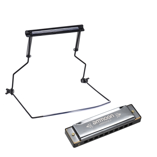 

ампула H1004 Portable Blues Harmonica Mouth Organ Metal Harmonica для начинающих студентов Любители музыки
