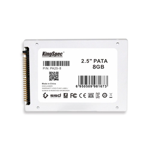 

KingSpec PATA(IDE) 2.5 Inches 8GB MLC Digital SSD Solid State Drive for PC Laptop Notebook