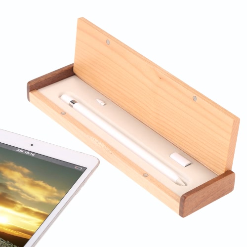 

SAMDI Wooden Pencil Box Pencil Case Holder for Apple iPad Pro Pencil