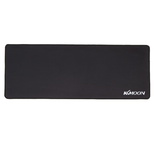 KKmoon 800 * 300 * 3 milímetros Tamanho Grande Plain Black Extended resistente à água Anti-slip tapete de borracha velocidade Gaming jogo do rato Ratos Pad Desk