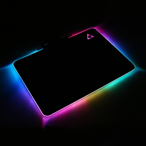 

Творческий светодиодные Hard Gaming Mouse Pad USB Проводная Компьютер Ноутбук Мыши Коврик с противоскользящим Резина 35 * 25см