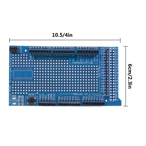 

MEGA2560 Expansion Board Shield ProtoShield V3 Prototype Board with Mini Breadboard