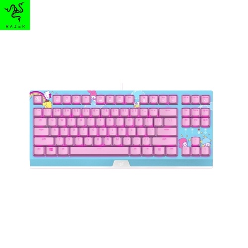 

Razer Hello Kitty Limited Edition 87 Keys Compact Wired Keyboard Gaming Office Backlight Mechanical Keyboard(Razer Green Switch)