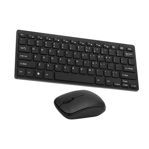 2.4GHz Ultra Thin Wireless Keyboard Mouse Combo With Protective Cover 