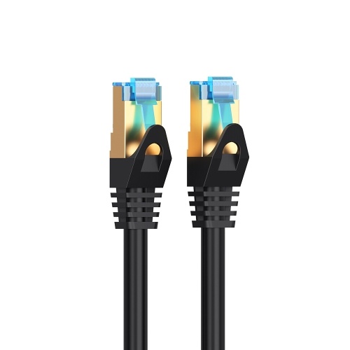 

VENTION Cat 7 Ethernet Cable Gigabit Fast Speed Flat Network Cable RJ45 Dual Shielding Cable for Home Business 12M