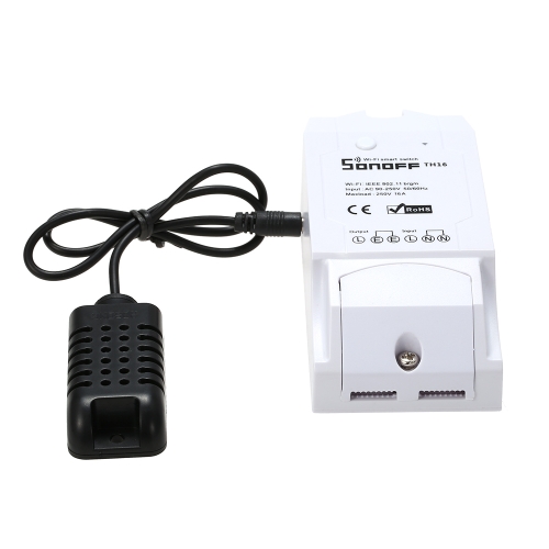 

SONOFF TH10 Интеллектуальный Wi-Fi-коммутатор Wireless Home Automation Kit