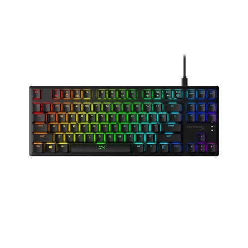 Kingston Mechanical Keyboard HyperX Alloy Origins Core RGB Gaming Keyboard 87 Keys Mechanical Keyboard Aqua Switch