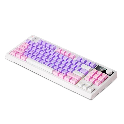 Wireless Mechanical Keyboard K87 Keyboard RGB Mechanical Keyboard  Three Mode Connectivity  18 Lighting Effects  Hot Swap  High Capacity Battery  DIY Software Support  for PC Gaming and Typing (Red Switch) 