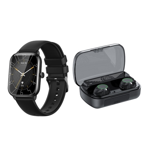 

KT65 Smart Bracelet Black + BQ10 Wireless Earbuds