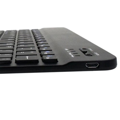10-inch Wireless BT Keyboard Three-system Universal Colorful Rechargeable BT Keyboard Mobilephone Tablet Universal Keyboard 
