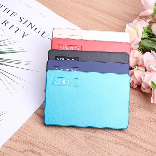 

2.5'' Type-C to USB 3.0 External Hard Drive Portable HDD High Transmitting Speed Plug&Play for Desktop/Laptop (2TB)