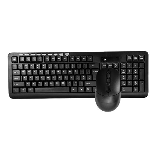 HK6800 2.4G Combo de teclado y mouse inalámbricos 103 teclas Teclado de oficina portátil 1000-1200-1600 Ratón DPI ajustable