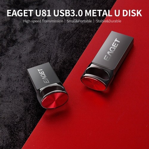 

EAGET U81 USB Flash Drive 128GB Metal U Disk USB3.0 Portable High Speed Flash Drive Large Capacity for PC Laptop