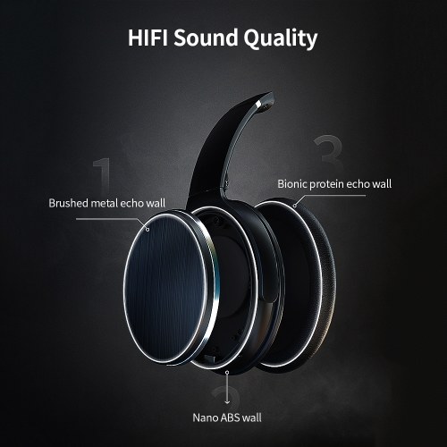 

LK NC100 BT Headset Wireless BT 5.0 Active Noise Reduction Gaming Office Entertainment Headphone ANC Headset Black
