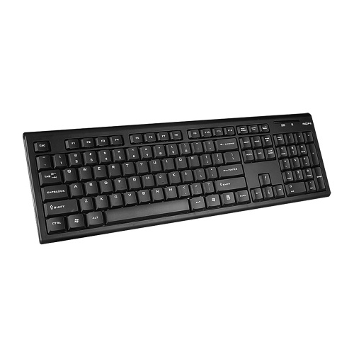 

Mofii X130 Keyboard Mouse Combo 2.4G Wireless Keyboard Mouse Set Slim Design Fast Connection Plug and Play for PC Laptop Black